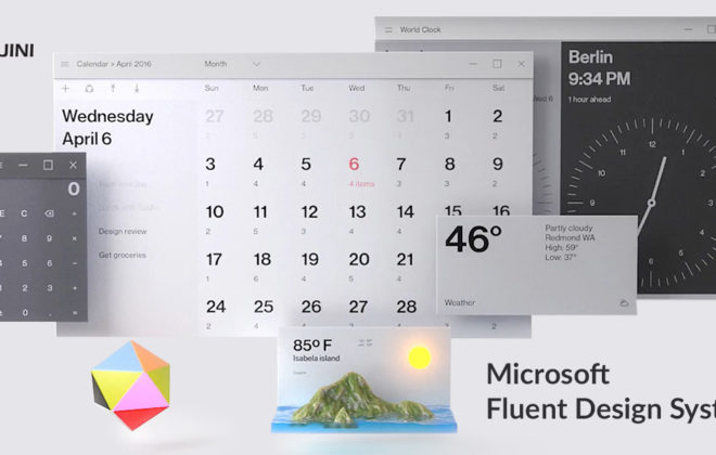 Microsoft Fluent Design Guidelines